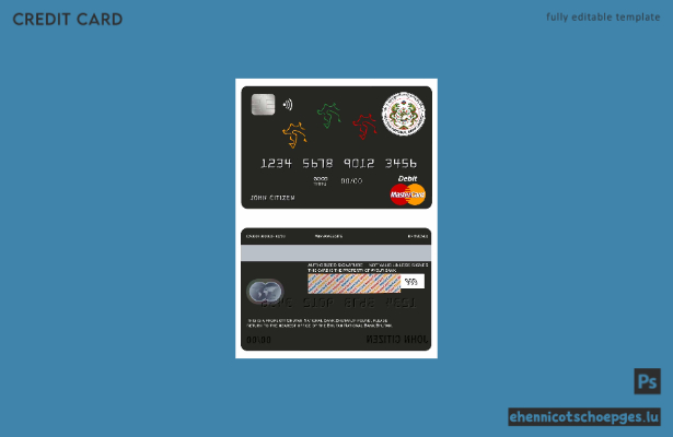 Beispielvorschau der Bhutan National Bank Bhutan Mastercard